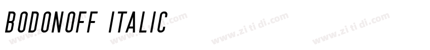 Bodonoff Italic字体转换 Bodonoff Italic字体转换